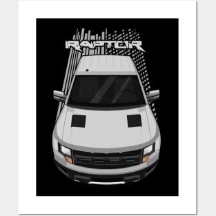 Ford F150 SVT Raptor 2010-2014 - Silver Posters and Art